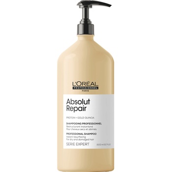 L'Oréal LOreal Professionnel Serie Expert Absolut Repair Protein + Gold Quinoa Шампоан за коса Instant Resurfacing 1500 ml