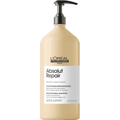 L'Oréal LOreal Professionnel Serie Expert Absolut Repair Protein + Gold Quinoa Шампоан за коса Instant Resurfacing 1500 ml