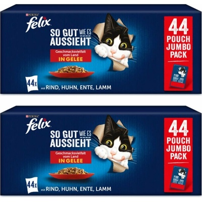 FELIX Chutná tak dobře, jak vypadá, v želé Variace chutí země 88 × 85 g