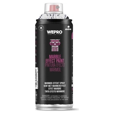 WEPRO Efekt mramoru 400 ml čierna