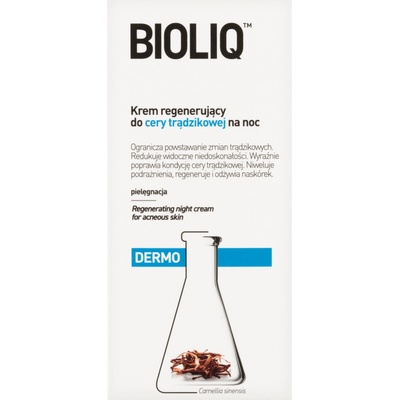 Bioliq Dermo regeneračný nočný krém na aknóznu pleť Camelia Sinensis 50 ml
