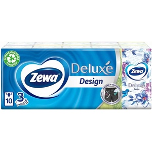 Zewa Deluxe носни кърпички 10бр 4пласта (z-iw8329)
