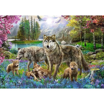 Trefl - Puzzle Wolfs family - 1 000 piese