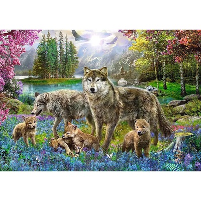 Trefl - Puzzle Wolfs family - 1 000 piese