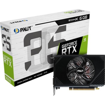 Image 1 of Palit GeForce RTX 3050 StormX 6GB GDDR6 (NE63050018JE-1070F)
