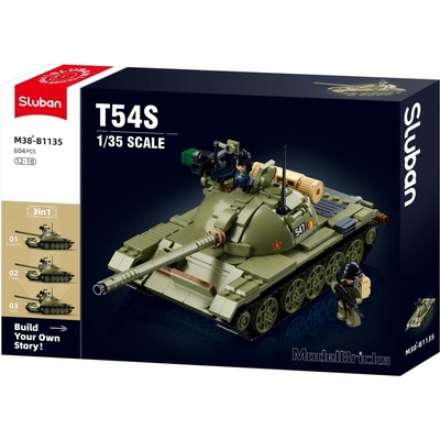 Sluban B1135 Medium Tank (MBT) 3v1