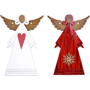 Ego dekor Комплект от 2 коледни фигурки Anděl Curl - Ego Dekor (EGO-410956)