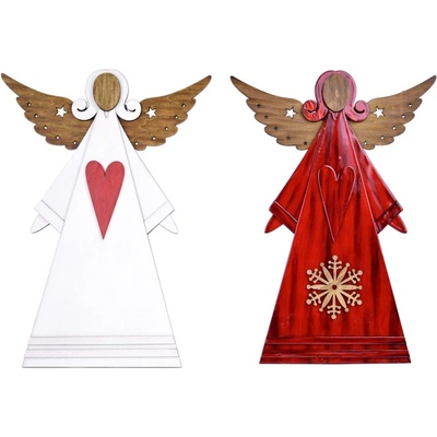 Ego dekor Комплект от 2 коледни фигурки Anděl Curl - Ego Dekor (EGO-410956)