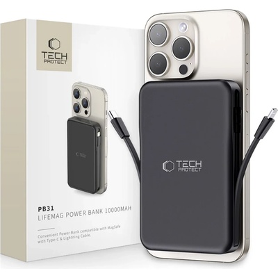 Tech-Protect PB31 Lifemag 10000 mAh Black (172434)