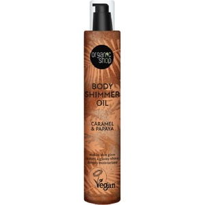 Organic Shop Блестящо масло за тяло Caramel & Papaya, 100 ml - ozone