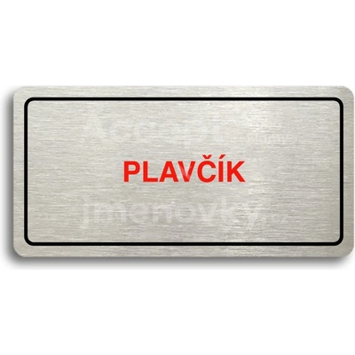 ACCEPT Piktogram PLAVČÍK - stříbrná tabulka - barevný tisk