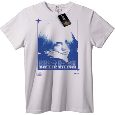 NOONEBRAND Тениска Billie Eilish 2001 - S, White