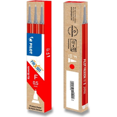 Pilot Frixion Point 05 červená 3 ks