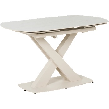 Carmen Разтегателна трапезна маса mateo - крем (3531060)