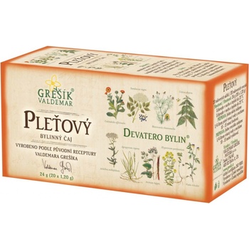 Grešík Pleťový čaj Devatero bylin 20 x 1.2 g
