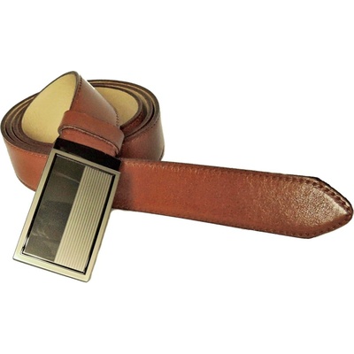 Belts 35-020-A3-48 pánský kožený pásek hnědý