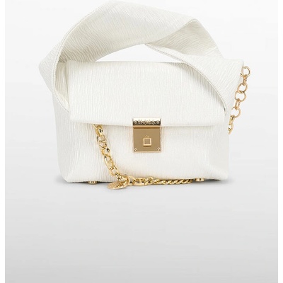Abel & Lula Kabelka látková s řetízkem bílá – Sleviste.cz