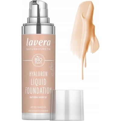 Lavera Tekutý make-up s kyselinou hyalurónovou 01 Natural Ivory 30 ml