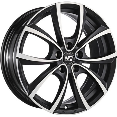 MSW 27 7,5x17 5x110 ET40 matt dark titan polished