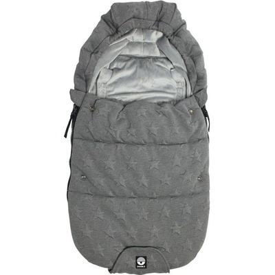 Dooky Footmuff L STARS DeLuxe šedý