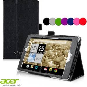 Acer Inconia Tab 8 W1-810 Wallet Кожен Калъф + Стилус