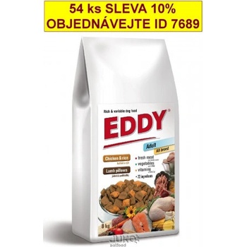 Eddy Dog Adult All Breed kuřecí polštářky s jehněčím 8 kg