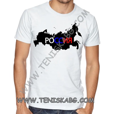 Fruit of the Loom Тениска - Русия карта