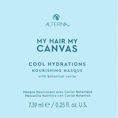 Alterna Haircare My Hair My Canvas Подхранваща маска за коса Cool Hydrations, 7.4 ml