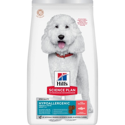 Hill's Science Plan Hypoalergénne pre stredné dospelé psy s lososom 2,5 kg