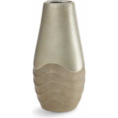 EUROFIRANY KERAMICKÁ VÁZA SANI 18X10X36 CM BÉŽOVÁ