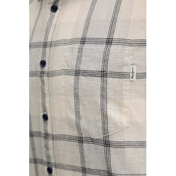 Pepe Jeans Памучна риза Pepe Jeans в сиво със стандартна кройка с класическа яка PM3090829 (PM3090829)