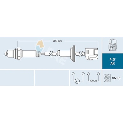 Lambda sonda FAE 75638