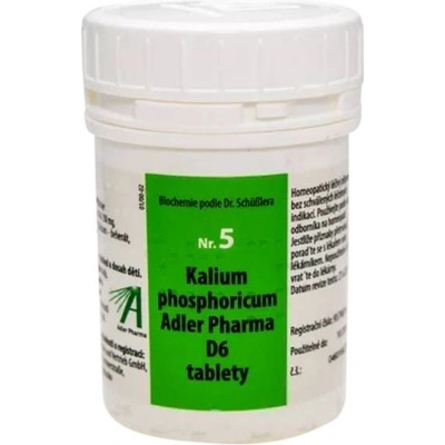 Adler Pharma Schüsslerovej soli Nr.5 Kalium phosphoricum D6 1000 tabliet