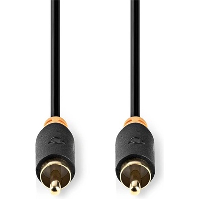 Nedis CABW24170AT20 цифров коаксиален кабел, 2 x позлатени RCA, дължина 2 m (CABW24170AT20)
