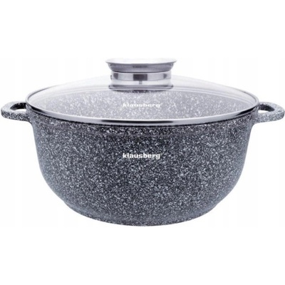 KLAUSBERG Hrnec mramorový s poklicí s aroma 3,3L 22cm plyn/indukce