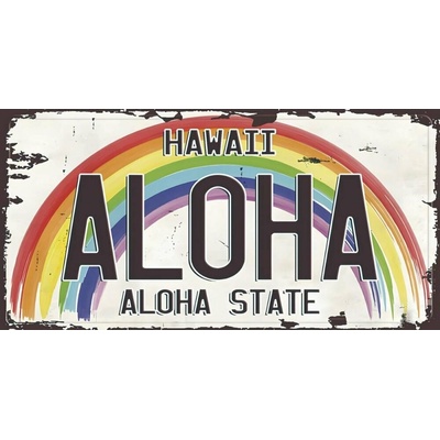 Ceduľa značka Aloha Hawaii