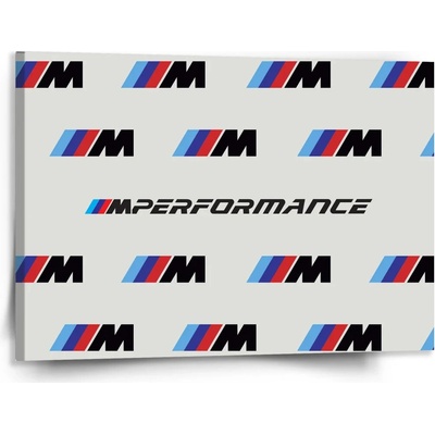 Sablio Obraz MPERFORMANCE biely vzor - 150x110 cm
