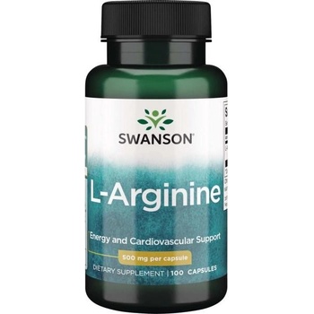 Swanson L-Arginin 500 mg 100 kapslí