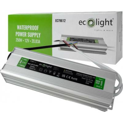 ECOLIGHT Zapouzdřený napájecí zdroj - 12V - 12A - 150W EC79611