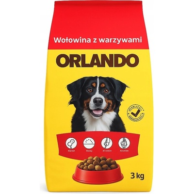 Orlando Adult s hovädzím a zeleninou 3 kg