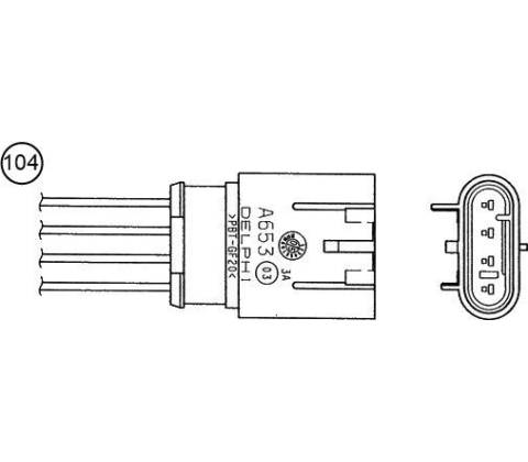 Lambda sonda NGK OZA629-A2