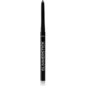 Avon Glimmerstick молив за очи с интензивен цвят цвят Blackest Black 0.28 гр
