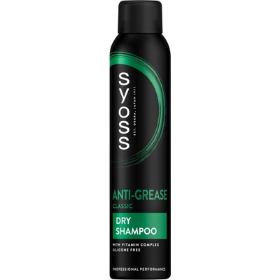 Syoss suchý šampón na mastné vlasy Anti Grease 200 ml