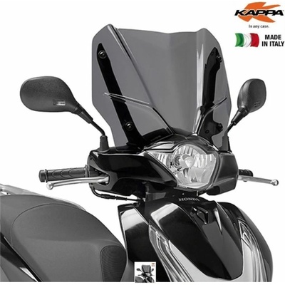 KAPPA plexi štít HONDA SH 125I-150I ABS (12-16) 36,5 X 45 cm ztmavená - do ZAupevnění W originálníCH upevněníCH | Zboží Auto