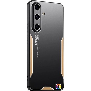 Samsung Galaxy S25 FE TPU Hybrid Metal Удароустойчив Калъф и Протектор