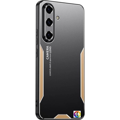 Samsung Galaxy S25 FE TPU Hybrid Metal Удароустойчив Калъф и Протектор