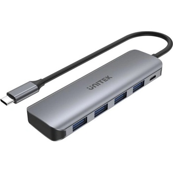 Unitek H1107A interface hub USB 3.2 Gen 1 (3.1 Gen 1) Type-A 5000 Mbit/s Grey (H1107A)
