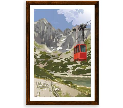 Poster Lomnický štít
