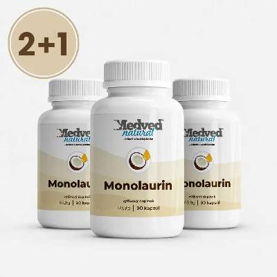 Medveď natural Monolaurin 3 x 90 kapslí