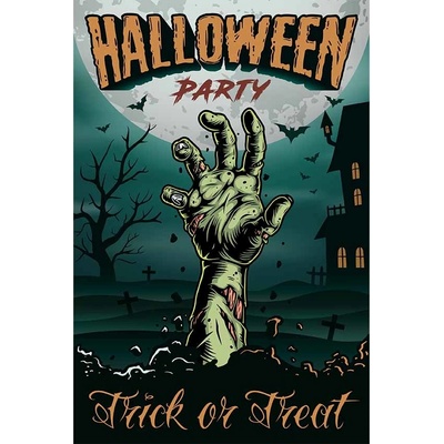 Ceduľa Halloween Party 5